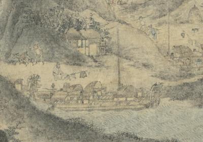 图片[3]-River Boats and Mountain Town-China Archive